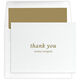 Simple Thank You Folded Note Cards - Letterpress Image 3 of 5